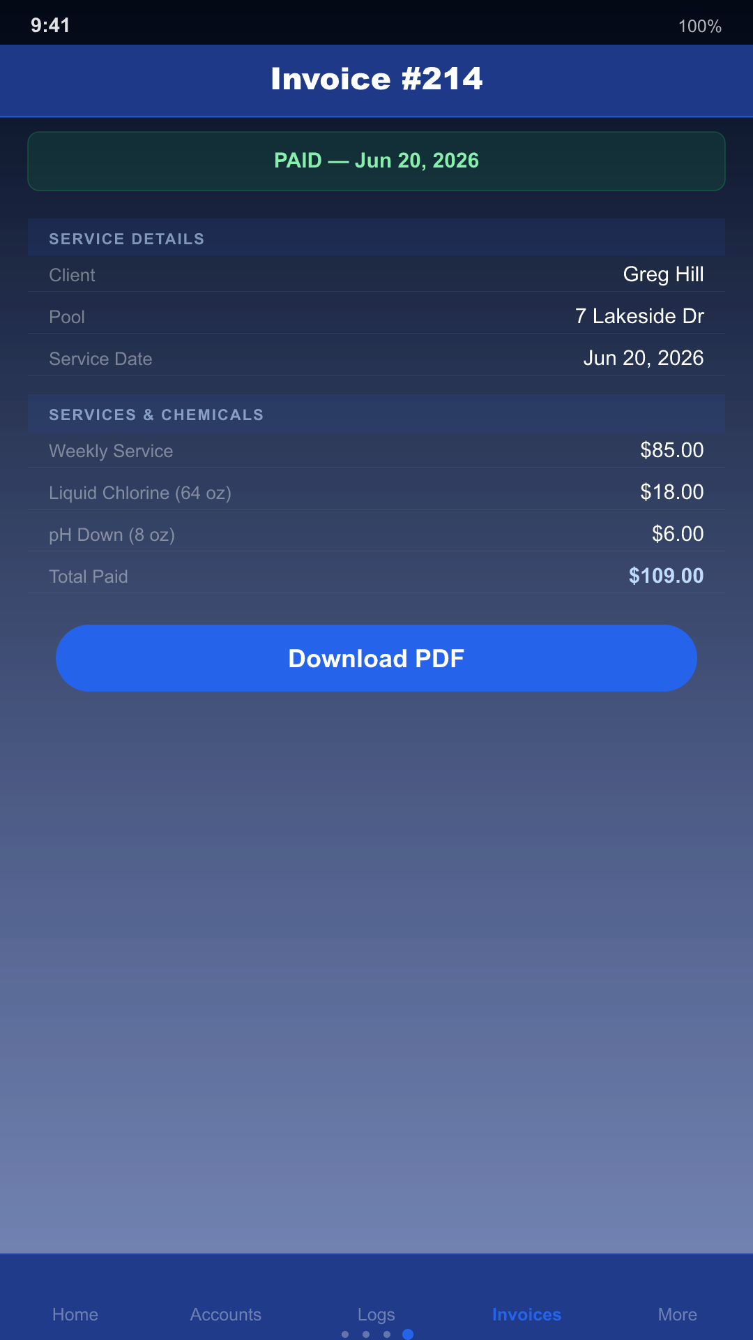 Pool & Spa Service Pro screenshot 4